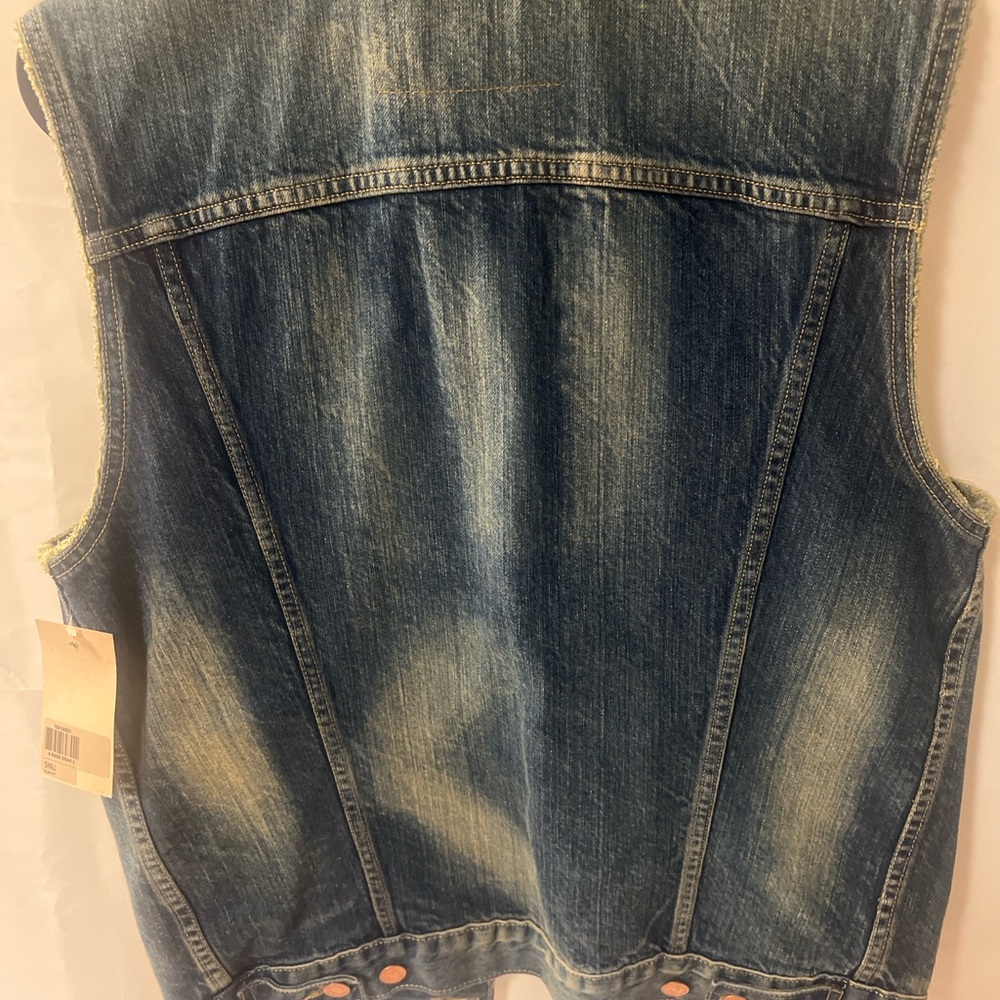 Levi's Faded Blue Denim Vest